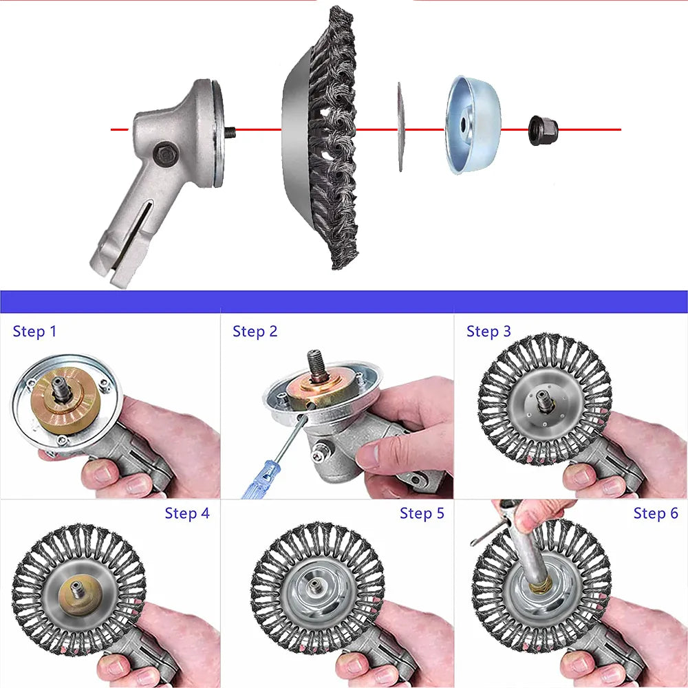 Grass Trimmer Wheel