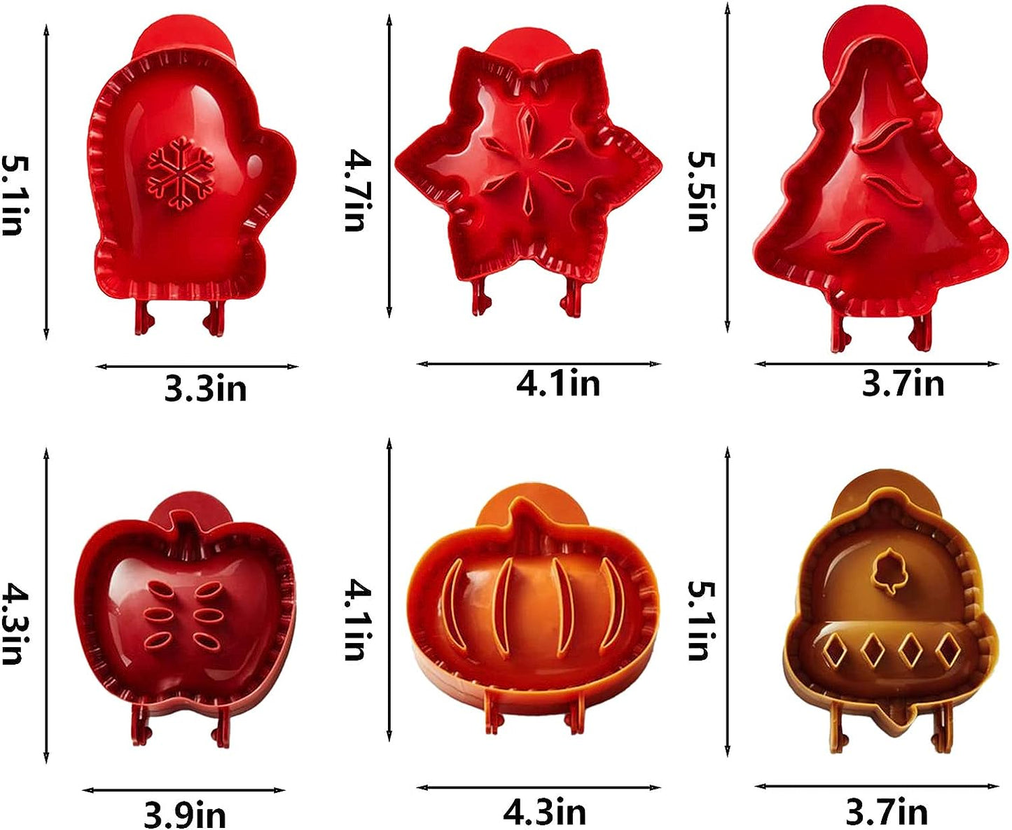 Autumn One-Press Hand Pie Molds