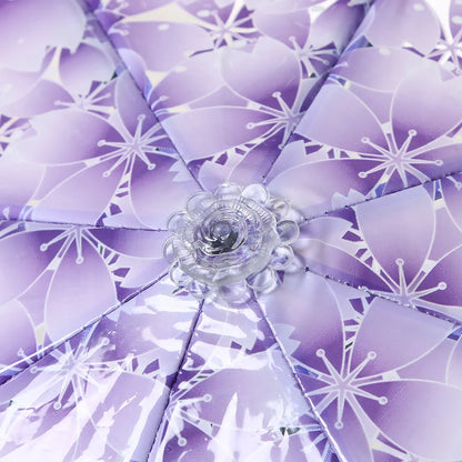 Romantic Transparent Flower Umbrella