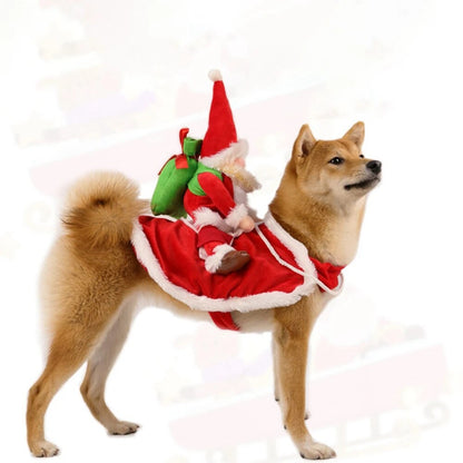 Santa Christmas Dog Costumes.