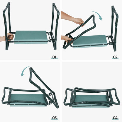 Foldable Garden Kneeler & Tool Pouch