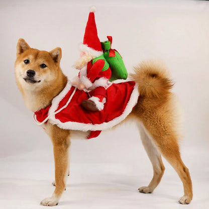 Santa Christmas Dog Costumes.