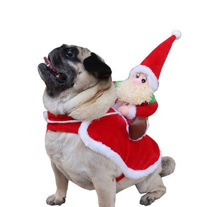 Santa Christmas Dog Costumes.