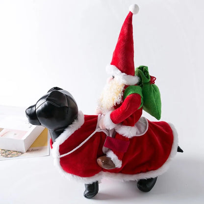 Santa Christmas Dog Costumes.